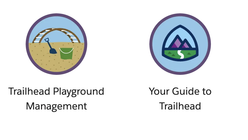 Trailhead Badges — Playground Management, Guide to Trailhead